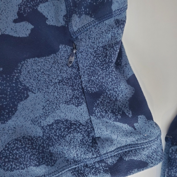 Lululemon Its Rulu Run Cropped Half-Zip Heritage Speckle Camo Jacquard Size 6 - Picture 5 of 12